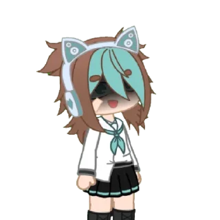 😰 emoji Нацу от @niqici Telegram sticker 16 of 24