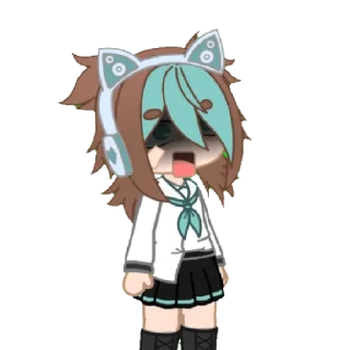 😱 emoji Нацу от @niqici Telegram sticker 15 of 24