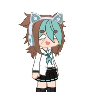 😅 emoji Нацу от @niqici Telegram sticker 4 of 24