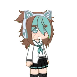 🍙 emoji Нацу от @niqici Telegram sticker 6 of 24