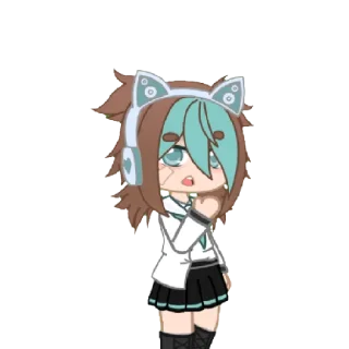 🤔 emoji Нацу от @niqici Telegram sticker 10 of 24