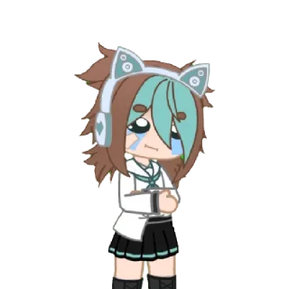 😭 emoji Нацу от @niqici Telegram sticker 13 of 24