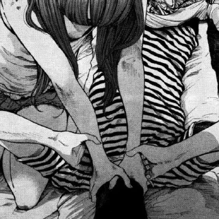 Sticker from oyasumi punpun || by @johnegbertlover