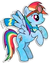 😄 emoji My Little Pony @TVstickers Telegram sticker 13 of 42
