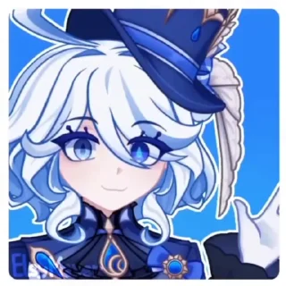 Sticker from Furina Stickers 1 ✧ @cultaboutfurina