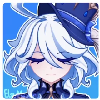 Sticker from Furina Stickers 1 ✧ @cultaboutfurina