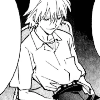 Sticker from kaworu nagisa | @tsuraiXXI