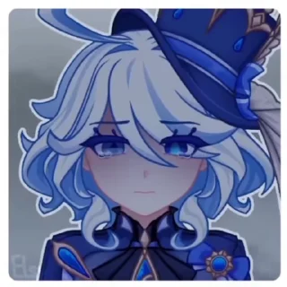 😢 emoji Furina Stickers 1 ✧ @cultaboutfurina Telegram sticker 5 of 50