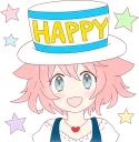 😃 emoji A Cute Little Cat Girl Telegram sticker 13 of 40