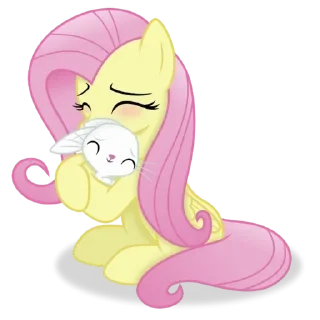 Sticker from Fluttershy @toshwallstreet