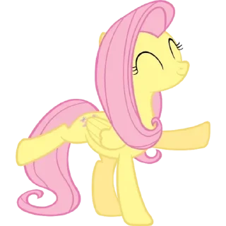 Sticker from Fluttershy @toshwallstreet
