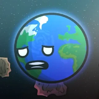 ꒰ 🌎 ꒱ ᴇᴀʀᴛʜ (шаранутый космос) sticker preview 2