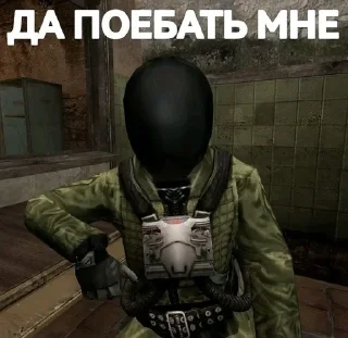 Sticker from Да поебать нам сталкерам