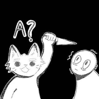 Sticker from Cat mem