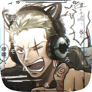 Sticker from ☘️ZORO¦by` @ShowTimesh