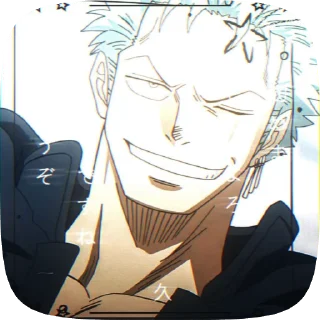 🎋 emoji ☘️ZORO¦by` @ShowTimesh Telegram sticker 6 of 50