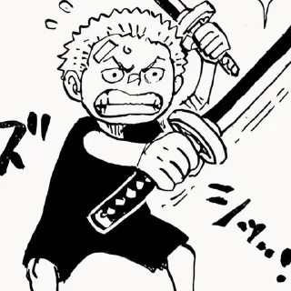 Sticker from Roronoa Zoro