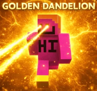 GOLDEN DANDELION sticker 1