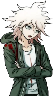😮‍💨 emoji ✳️⚪Nagito Kamaeda⚪✳️ @dshosmil Telegram sticker 18 of 120