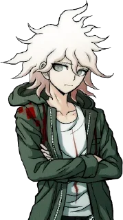 😐 emoji ✳️⚪Nagito Kamaeda⚪✳️ @dshosmil Telegram sticker 7 of 120
