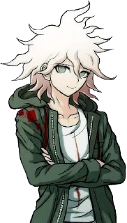 😏 emoji ✳️⚪Nagito Kamaeda⚪✳️ @dshosmil Telegram sticker 22 of 120