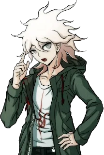 🤫 emoji ✳️⚪Nagito Kamaeda⚪✳️ @dshosmil Telegram sticker 6 of 120