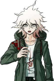 😰 emoji ✳️⚪Nagito Kamaeda⚪✳️ @dshosmil Telegram sticker 15 of 120