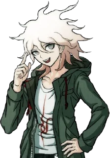 😏 emoji ✳️⚪Nagito Kamaeda⚪✳️ @dshosmil Telegram sticker 23 of 120