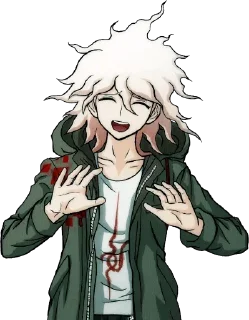 😅 emoji ✳️⚪Nagito Kamaeda⚪✳️ @dshosmil Telegram sticker 12 of 120