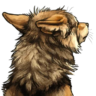 Sticker from wolf
