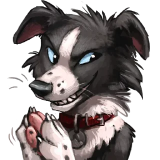 Sticker from wolf