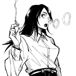 🚬 emoji Ieiri Shoko Telegram sticker 16 of 49