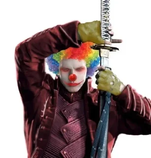 🤡 emoji @FULLSITION <- БОЛЬШЕ Telegram sticker 24 of 64