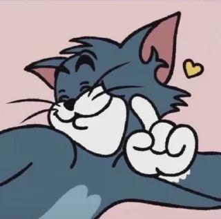 Sticker from marllis: tom and jerry