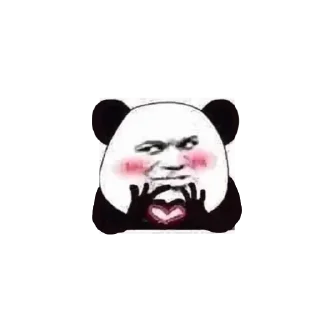 Sticker from panda