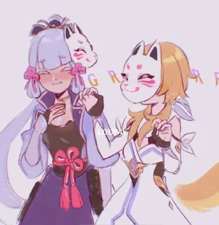 🦊 emoji Люми Аяка Telegram sticker 12 of 12