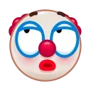 🙄 emoji Clown Emoji @xkysluv Telegram sticker 20 of 40