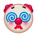 😵‍💫 emoji Clown Emoji @xkysluv Telegram sticker 21 of 40