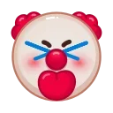 😝 emoji Clown Emoji @xkysluv Telegram sticker 8 of 40