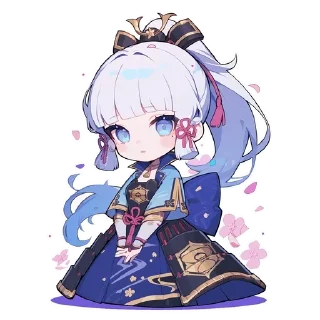 Sticker from Genshin Mix by @lunaaiarts