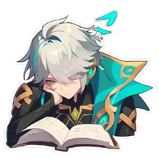 Sticker from Genshin Mix by @lunaaiarts