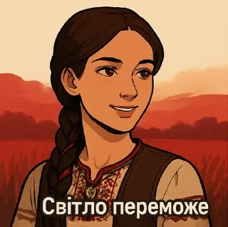 ❤️‍🩹 emoji ⚔️Українська Повстанська Армія Telegram sticker 14 of 19