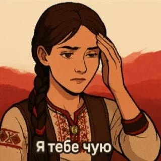 ❤️‍🩹 emoji ⚔️Українська Повстанська Армія Telegram sticker 15 of 19