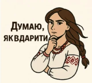 Sticker from ⚔️Гетьманщина. (Від @kfucke)
