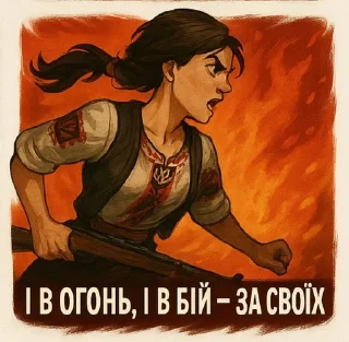 🇺🇦 emoji ⚔️Українська Повстанська Армія Telegram sticker 12 of 19