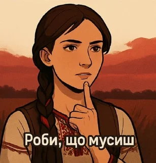 🌾 emoji ⚔️Українська Повстанська Армія Telegram sticker 18 of 19