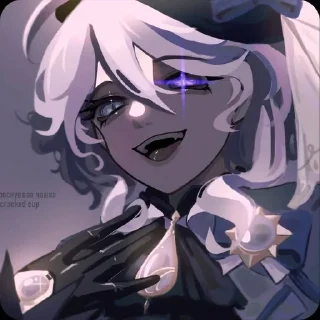🪼 emoji ꜰᴜʀɪɴᴀ ！💧 「GEᑎSᕼIᑎ IᗰᑭᗩᑕT 」 𝘽𝙔 Telegram sticker 4 of 45