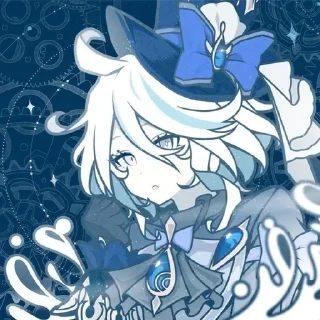 🪼 emoji ꜰᴜʀɪɴᴀ ！💧 「GEᑎSᕼIᑎ IᗰᑭᗩᑕT 」 𝘽𝙔 Telegram sticker 11 of 45