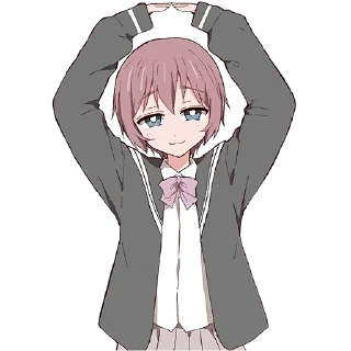 🙆‍♀ emoji Молчаливая-тян @Nyasticks Telegram sticker 5 of 41