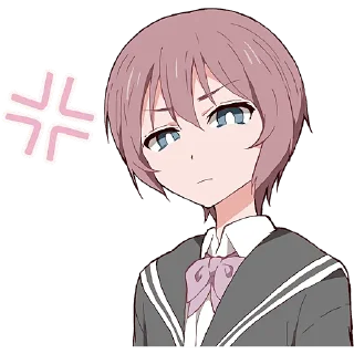😠 emoji Молчаливая-тян @Nyasticks Telegram sticker 18 of 41
